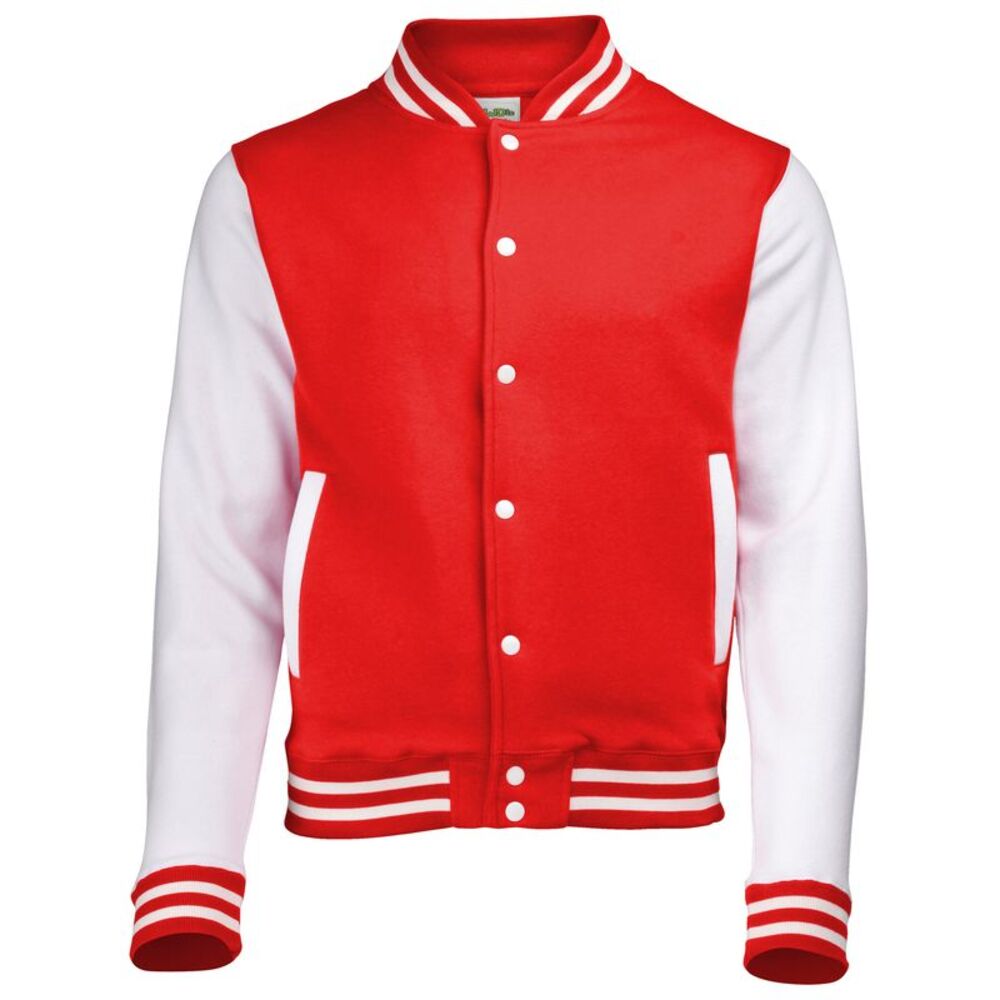 Awdis Unisex Mens /Womens Casual Fashion Varsity /Baseball College Jacket / Fire